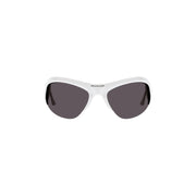 Balenciaga Cat Eye Sunglasses White/Silver/Grey
