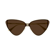 Balenciaga Cat Eye Sunglasses Gold/Brown