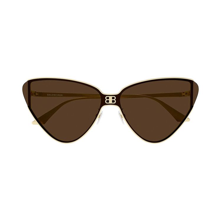 Balenciaga Cat Eye Sunglasses Gold/Brown