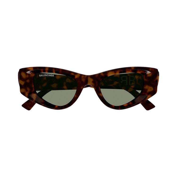 Balenciaga Cat Eye Sunglasses Havana/Green
