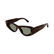 Balenciaga Cat Eye Sunglasses Havana/Green