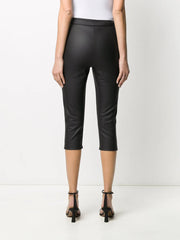logo print cropped leggings