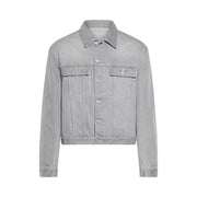 Jacquemus La Veste De-Nimes Jacket Grey/Off White