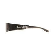 Balenciaga Mono Rectangle Sunglasses Black