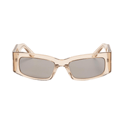 Balenciaga Paper Rectangle Frame Sunglasses Transparent/Amond/Silver