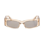 Balenciaga Paper Rectangle Frame Sunglasses Transparent/Amond/Silver