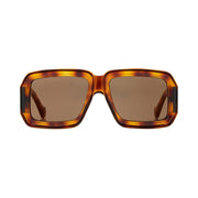 Loewe x Paula's Ibiza Mask Sunglasses Dark Havana/Brown