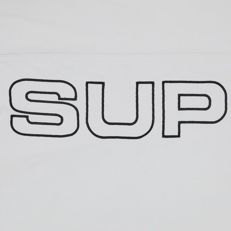 Supreme Spellout Embroidered Track Pant Grey