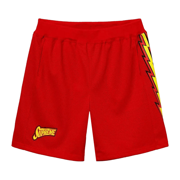Supreme Bolt Shorts Red