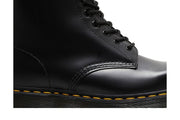 1460 Bex Squared Toe Leather Lace Up Boot Black