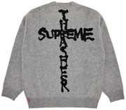 Supreme x Thrasher Sweater Heather Grey
