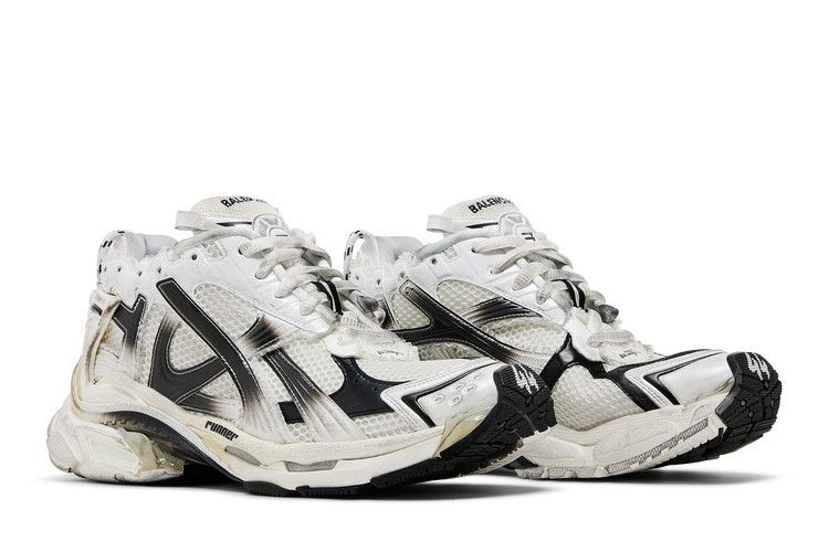 Balenciaga Runner Sneaker Gradient - White Black