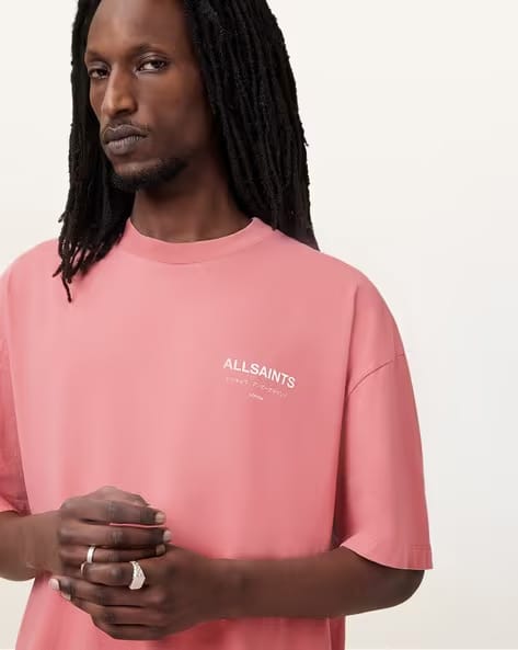 Underground Oversized Crew-Neck T-Shirt (amara-pink)