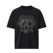 Morph Skull Print Oversized T-Shirt
