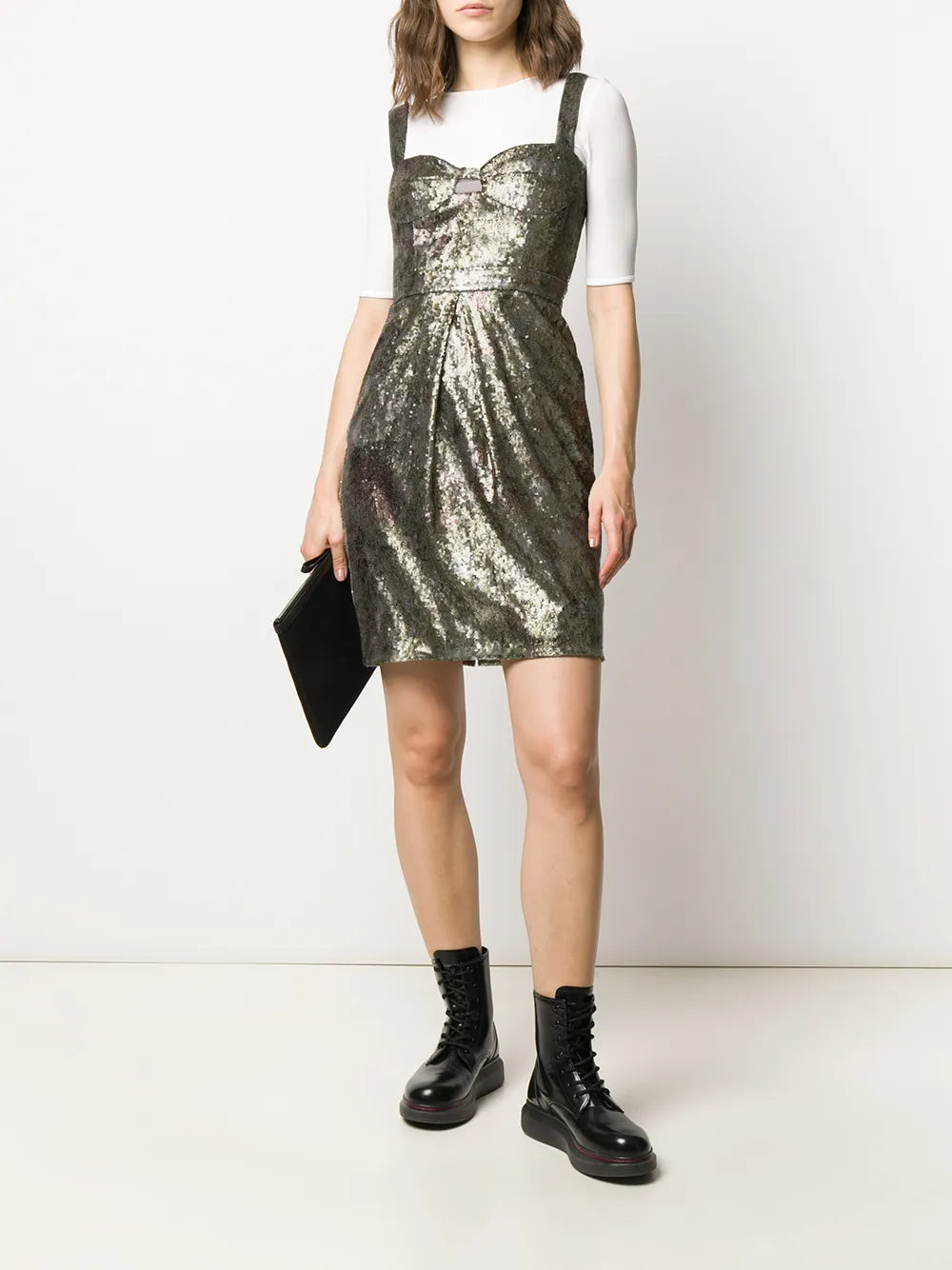 sequinned mini dress