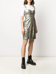 sequinned mini dress