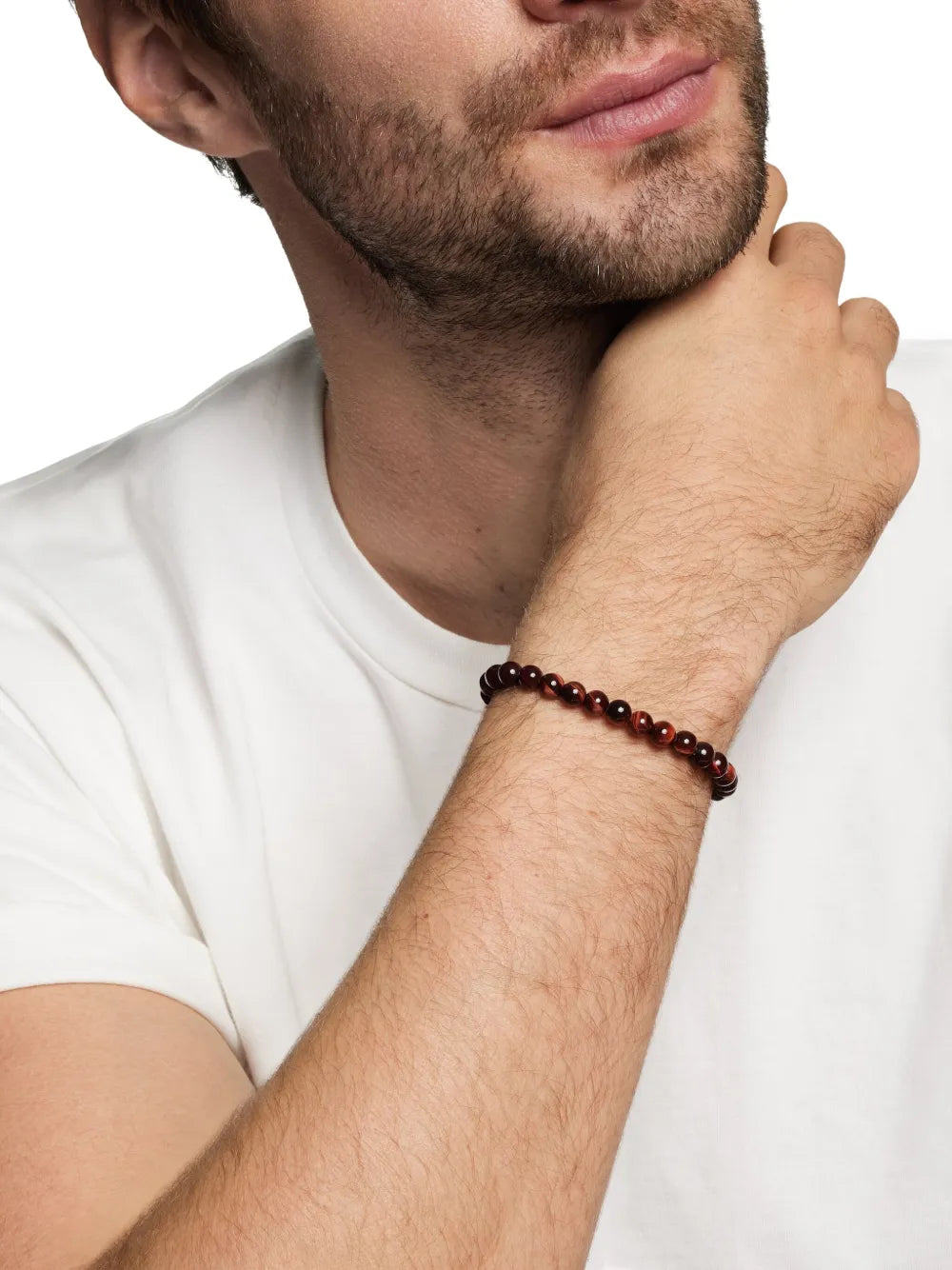 sterling silver Spiritual Beads bracelet (6mm)
