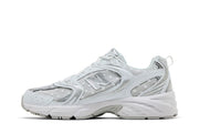 New Balance 530 White Silver Metallic Polka Dots
