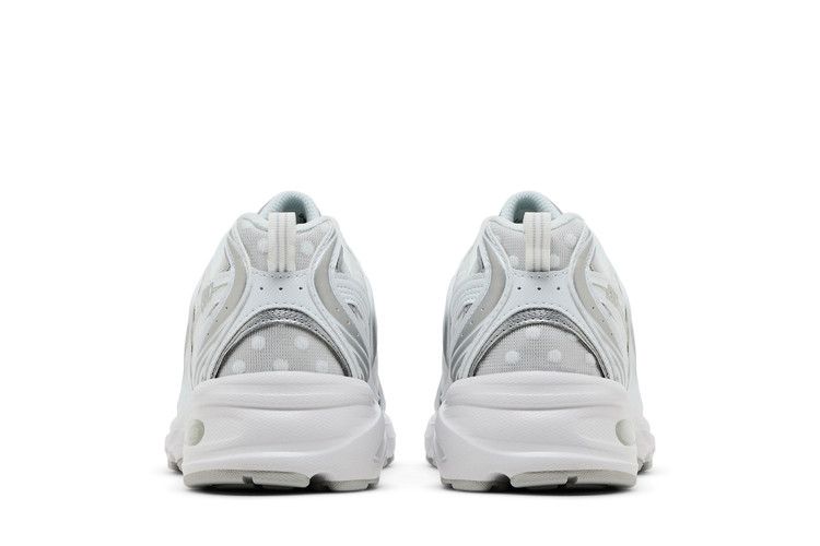 New Balance 530 White Silver Metallic Polka Dots