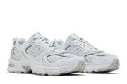New Balance 530 White Silver Metallic Polka Dots