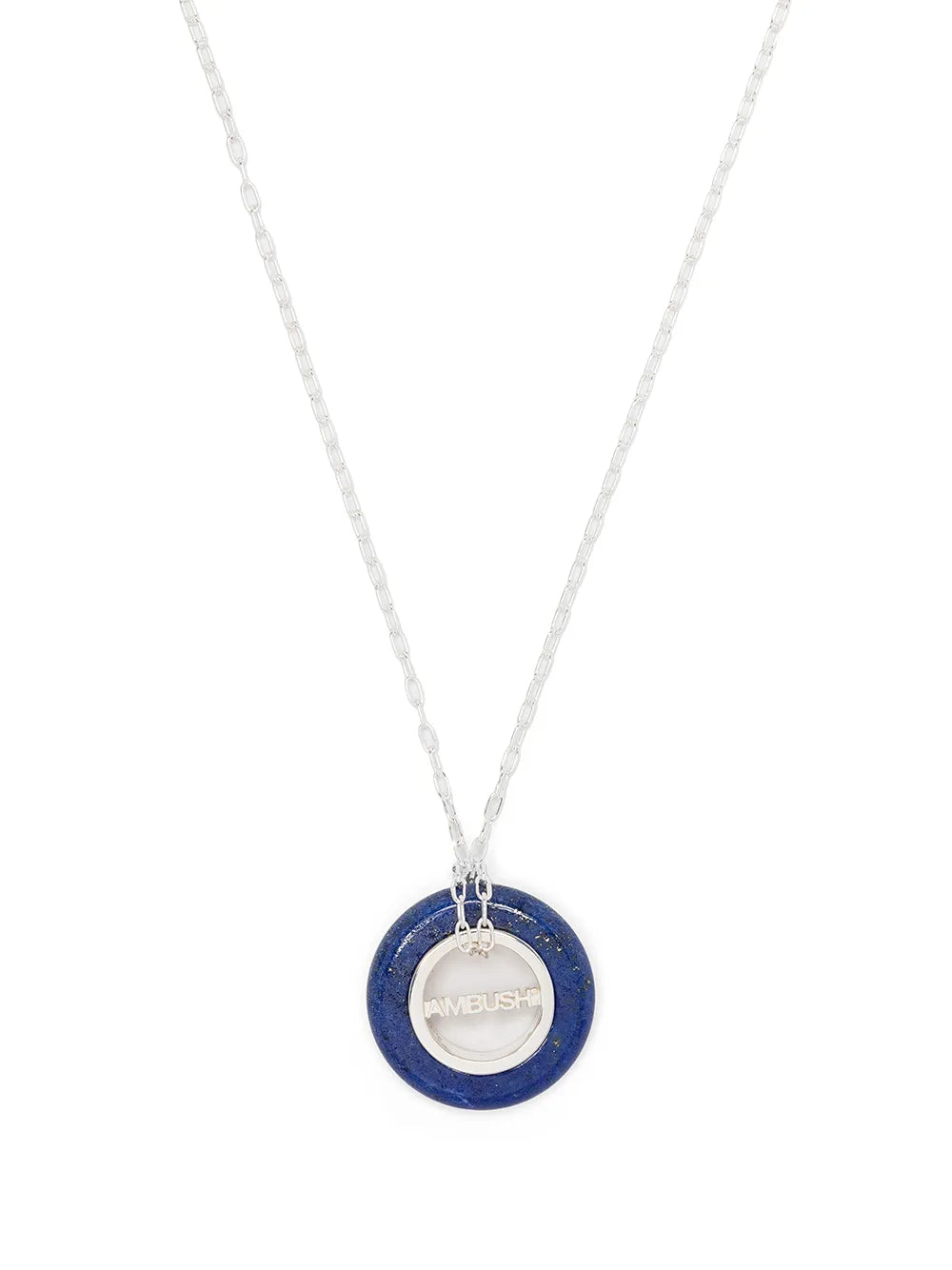 logo-pendant necklace
