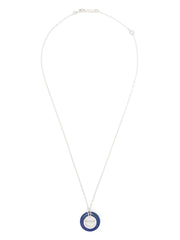 logo-pendant necklace