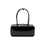 Miu Miu Beau Leather Patchwork Bag Black