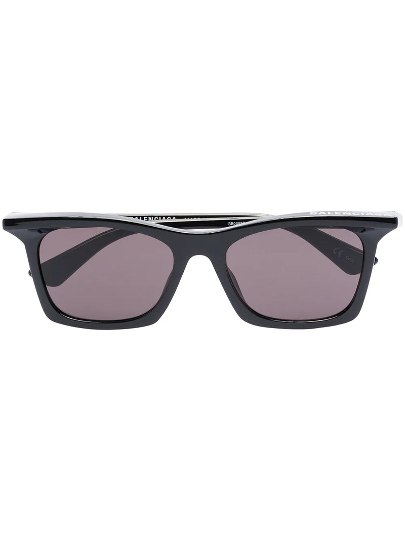 Rim rectangle-frame sunglasses