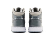Air Jordan 1 Mid SE GS Patent Cool Grey