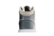 Air Jordan 1 Mid SE GS Patent Cool Grey