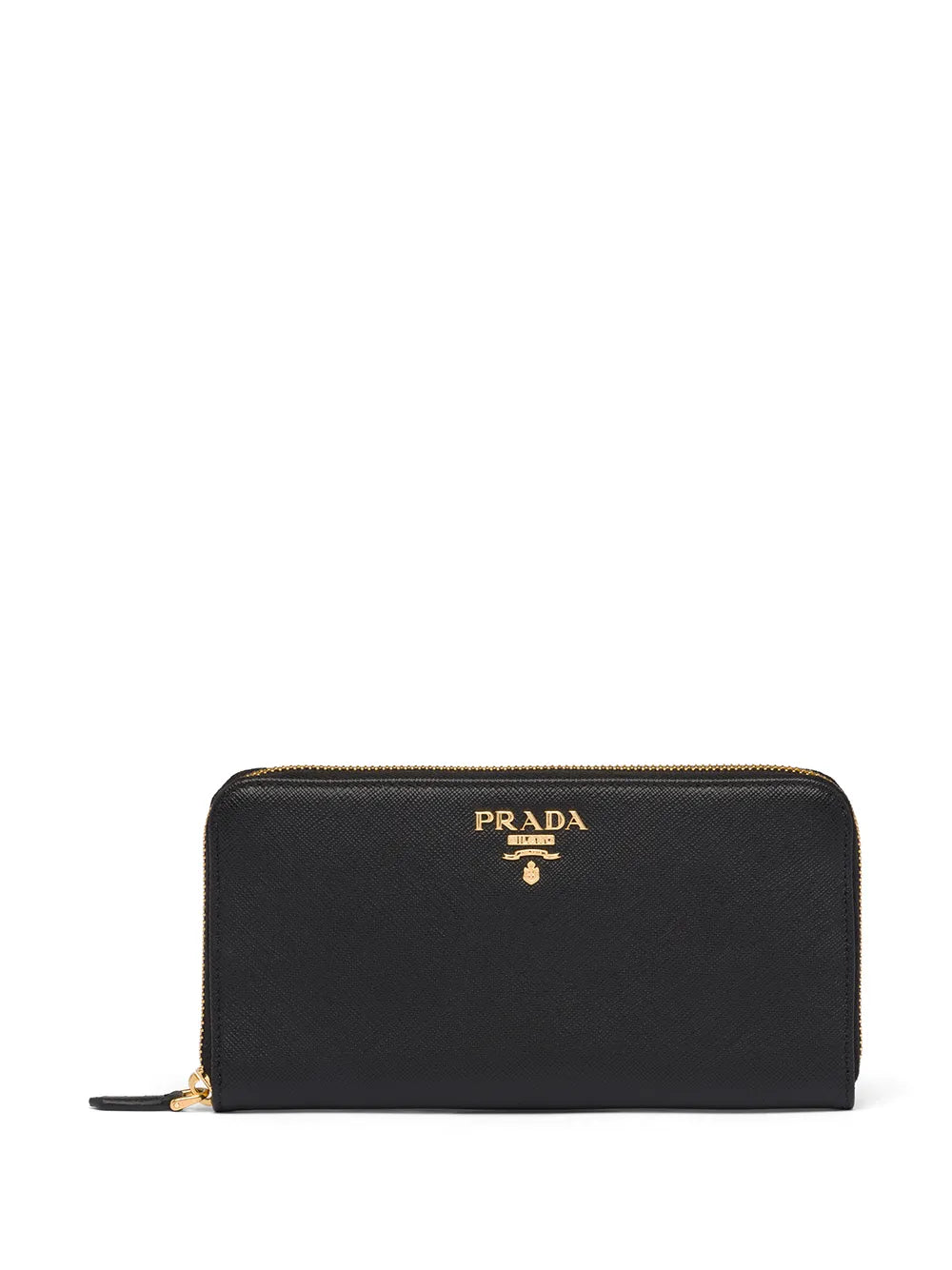 large logo-plaque wallet