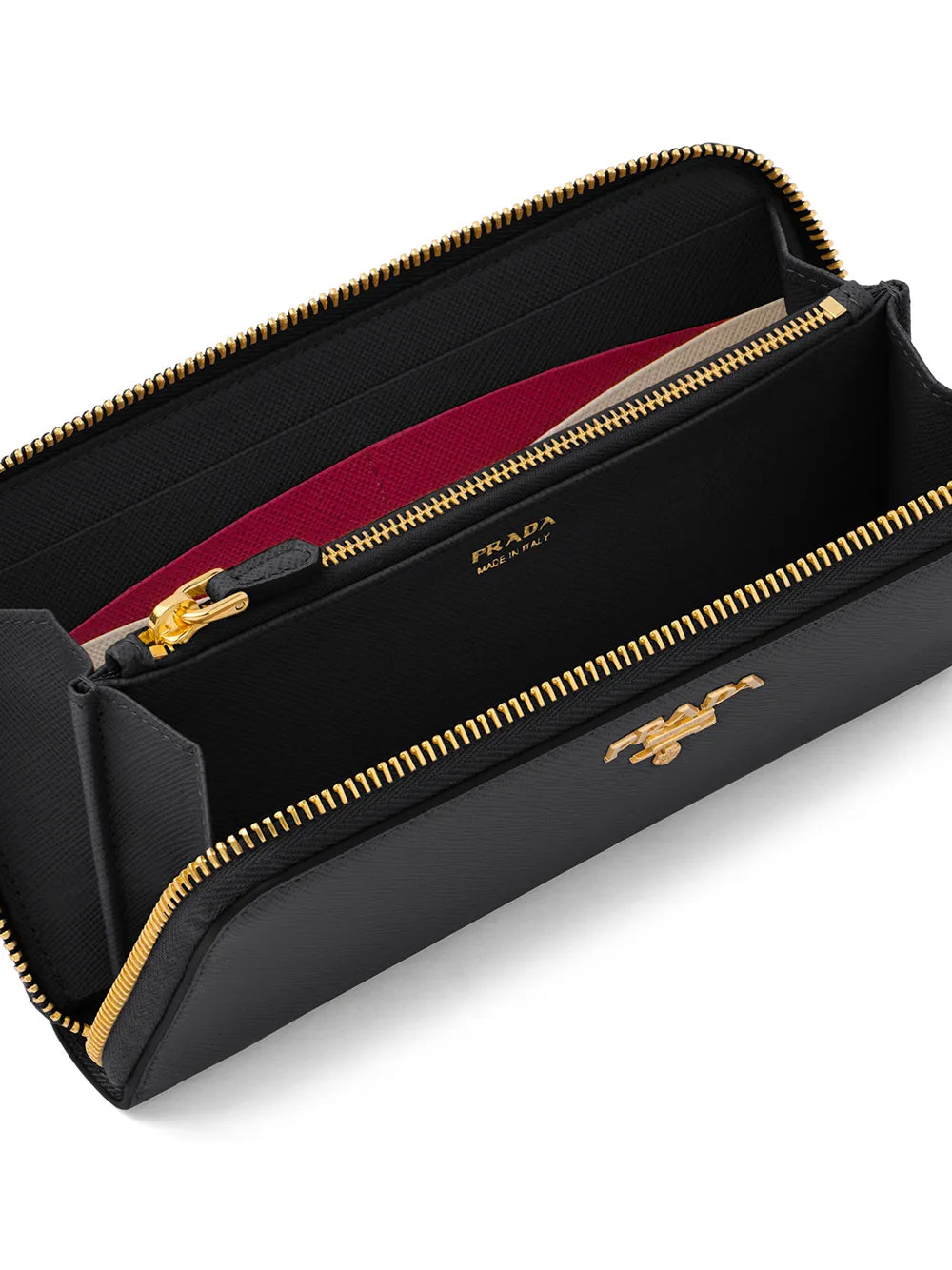 large logo-plaque wallet