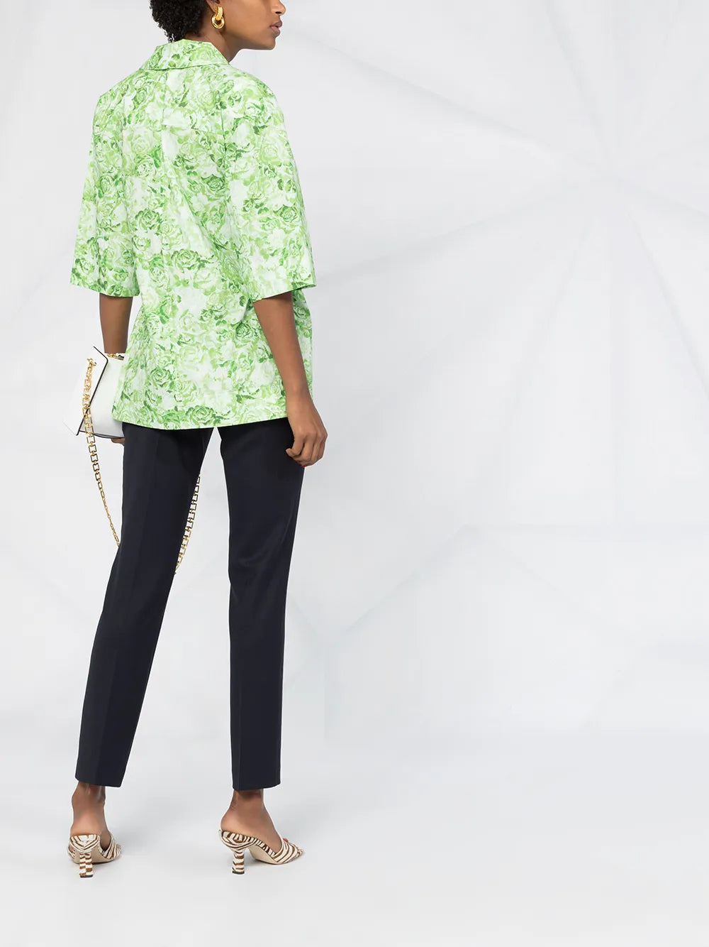 tapered-leg trousers