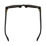 Bottega Veneta Mitre Oval Sunglasses Black/Grey