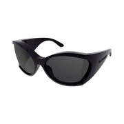 Balenciaga Shield Sunglasses Black/Grey