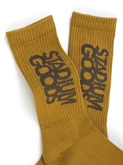 logo Mocha crew socks