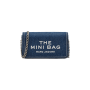 Marc Jacobs Mini Denim Chain Items SLG Bag Dark Wash