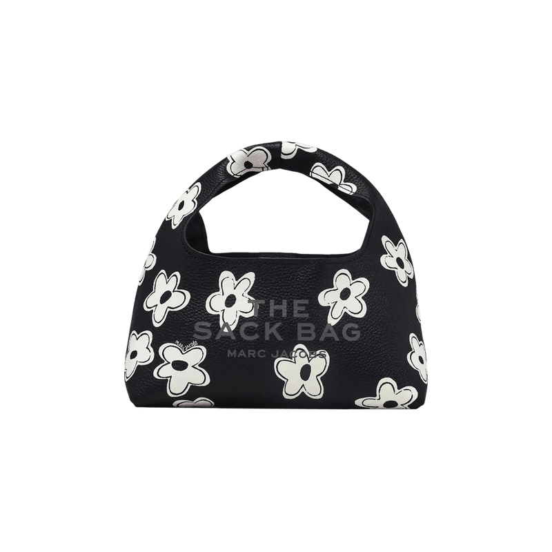 Marc Jacobs Mini Daisy Leather Sack Bag Black/White