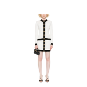 Knitted Crewneck Cardigan