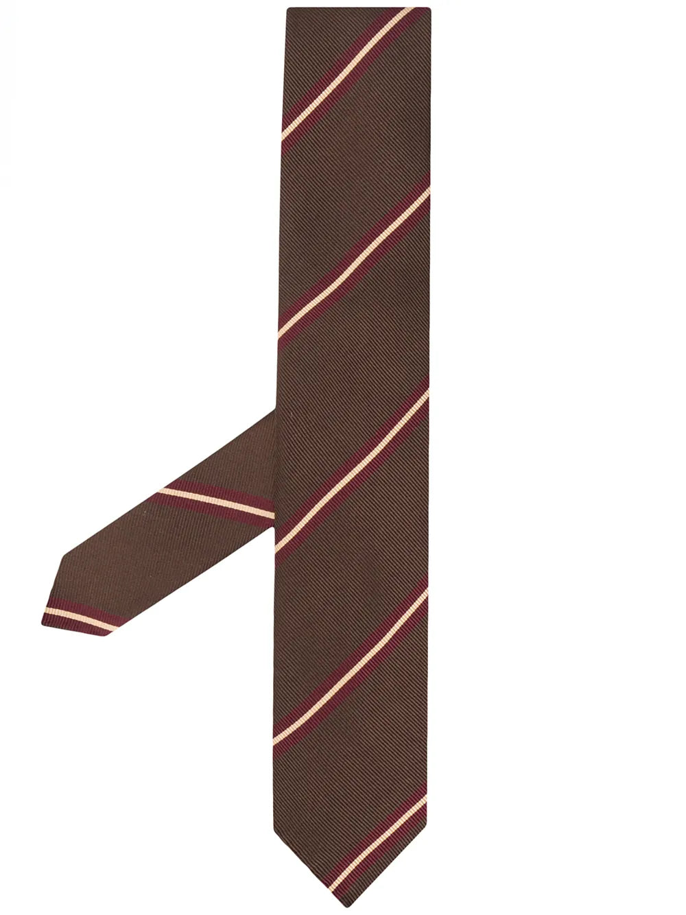 striped silk tie