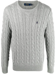 cable knit knitted sweatshirt