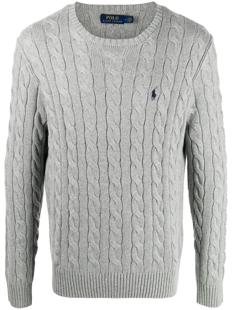 cable knit knitted sweatshirt