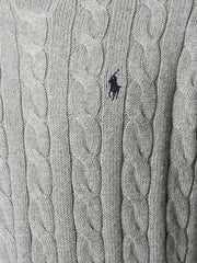 cable knit knitted sweatshirt
