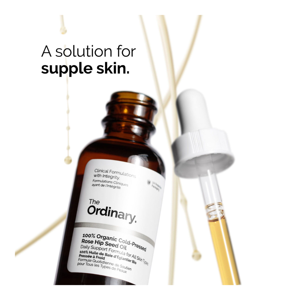 100% Organic Cold-Pressed Rose Hip Seed Oil