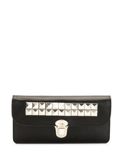 studded leather wallet