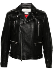 leather biker jacket