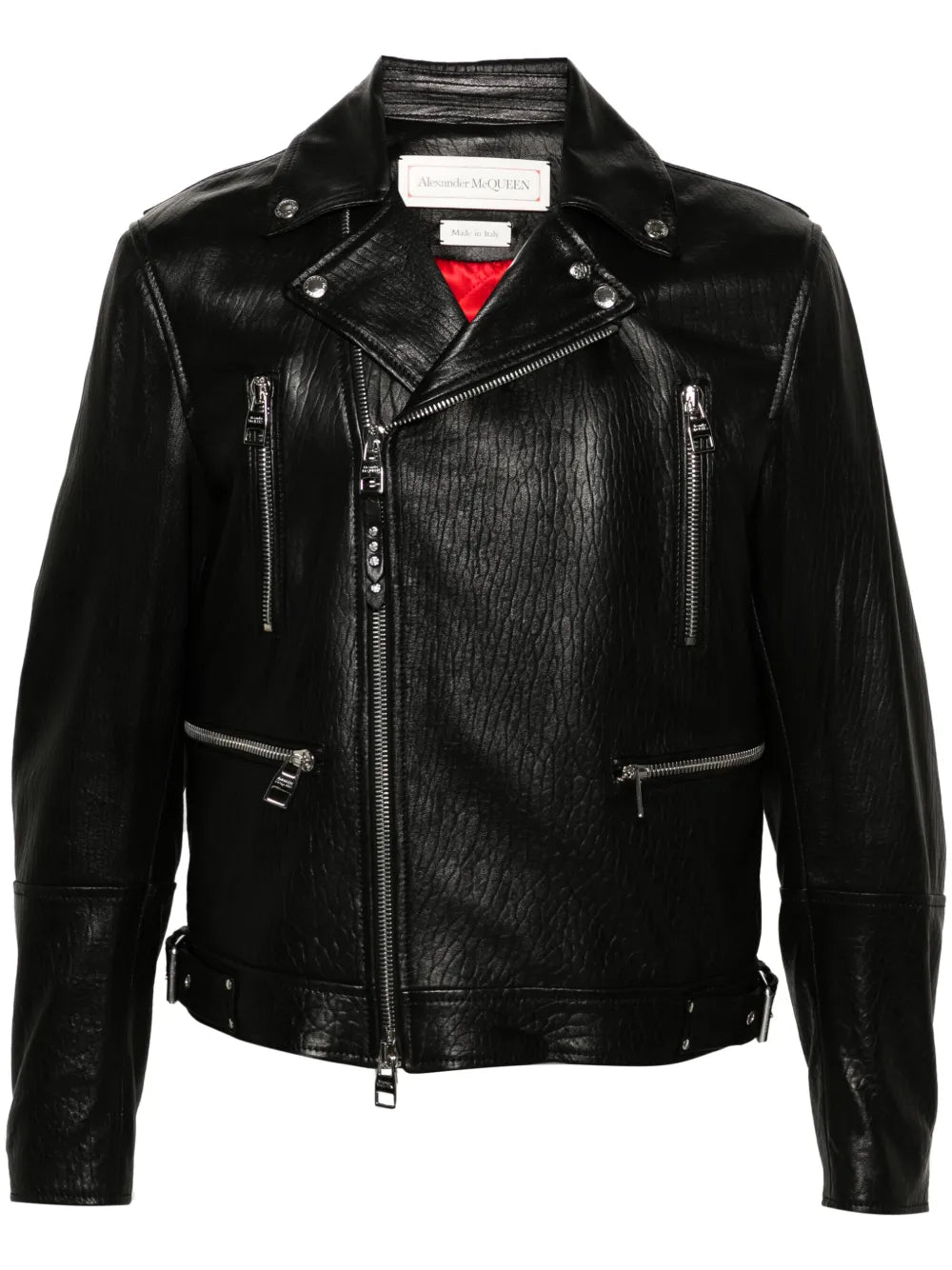 leather biker jacket