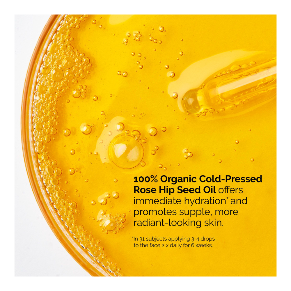 100% Organic Cold-Pressed Rose Hip Seed Oil