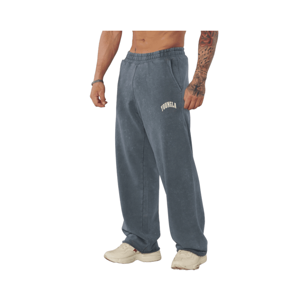 Young LA New Wave Baggy Sweats Grey Wash