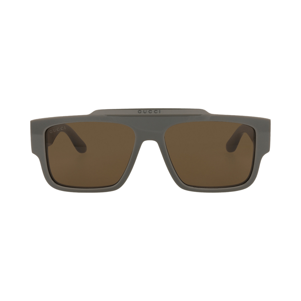 Gucci Square Sunglasses Grey/Brown